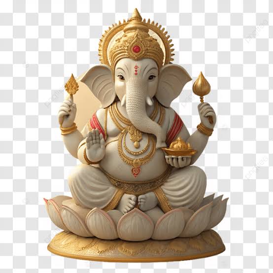 Lord Ganesha idol - handcrafted Ganesh murti for home and celebrations